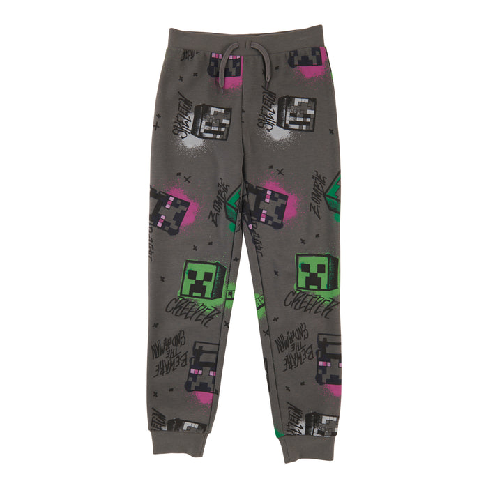 Pantalon de jogging imprimé sous licence Minecraft pour garçons