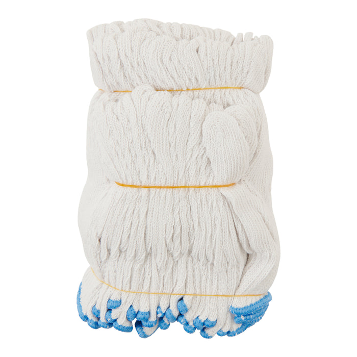 Gants en tricot Tradesmax Pro pour hommes, blanc, emb. de 12