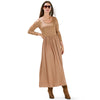 lily morgan Women's Knit Woven Midi Dress