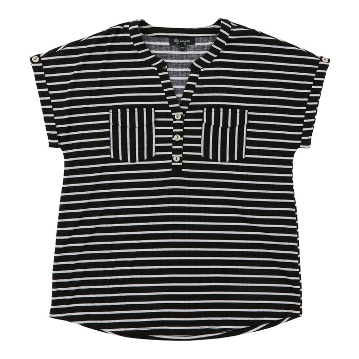 lily morgan Women's Top with Front Pockets