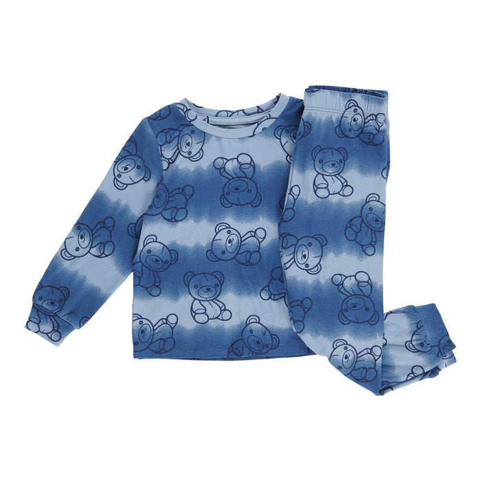 MONKEY BARS Infant Boys' Varsity Long Sleeve Pyjama Set, 2-Piece, 12-24 Month