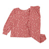 Ens. pyjama à manches longues Style universitaire MONKEY BARS pour bébés filles de 12 à 24 mois – 2 pièces