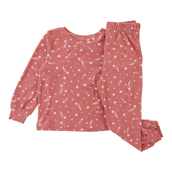 Ens. pyjama à manches longues Style universitaire MONKEY BARS pour bébés filles de 12 à 24 mois – 2 pièces