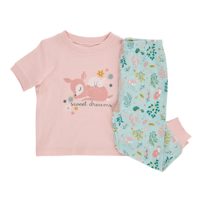 MONKEY BARS Infant Girls' Autumn Flair Pyjama Set, 2-Piece, 12-24 Month