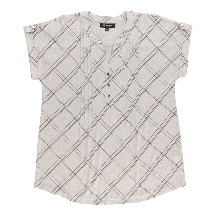 lily morgan Women's Pintuck Top