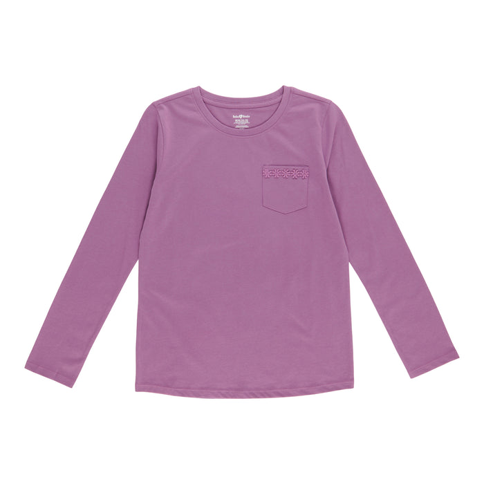 BELLA & BIRDIE Girls' Autumn Flair Long Sleeve T-Shirt