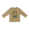 T-shirt à manches longues Style universitaire MONKEY BARS pour bébés garçons de 12 à 24 mois