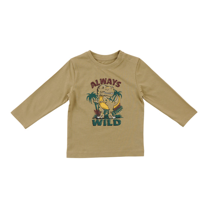 T-shirt à manches longues Style universitaire MONKEY BARS pour bébés garçons de 12 à 24 mois