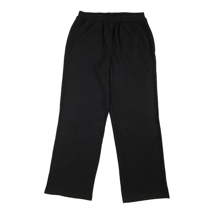 lily morgan Women's Solid Wide-Leg Crinkle Pants