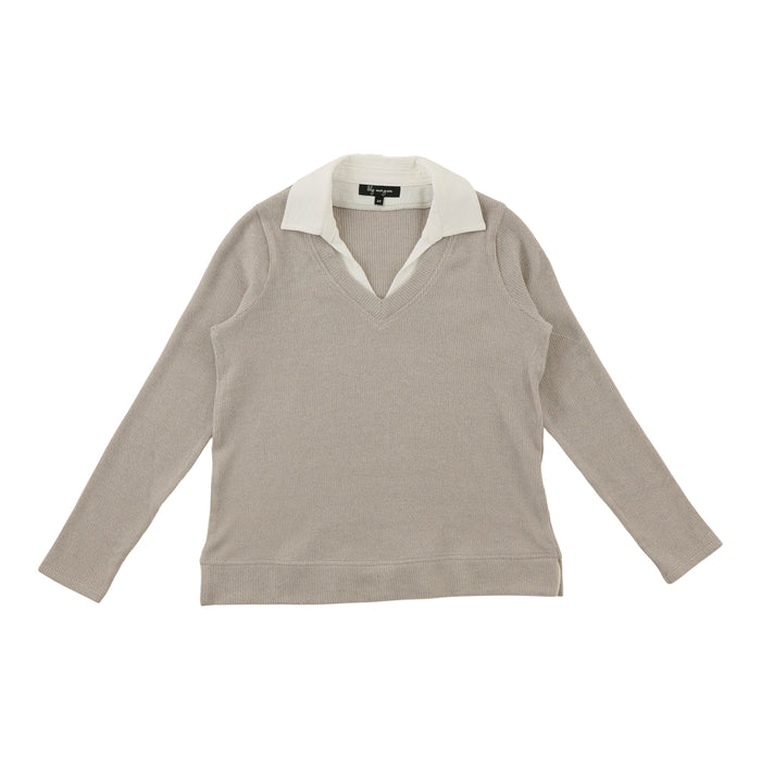 lily morgan Women's Collared Sweater