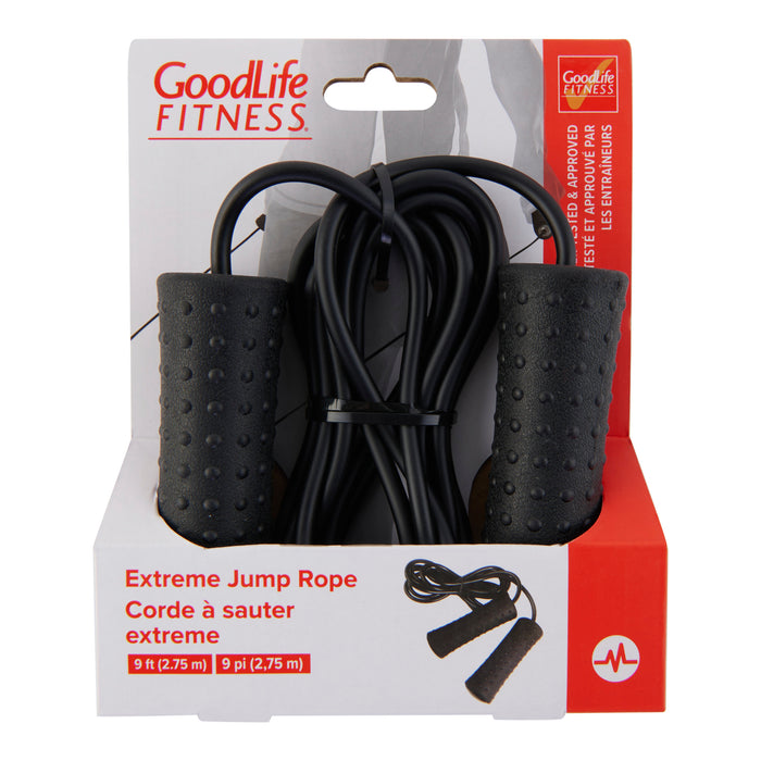 Goodlife Extreme Black Jump Rope