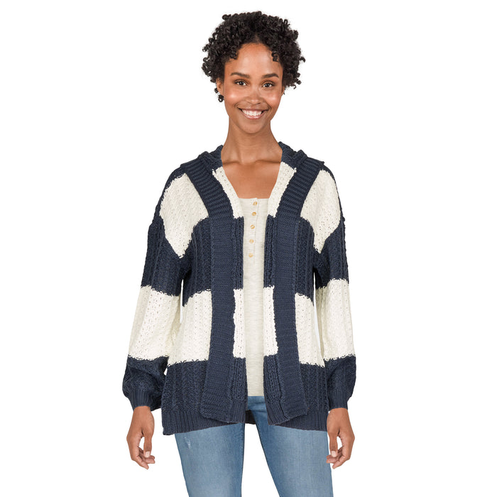mySTYLE Women's Hooded Cardigan
