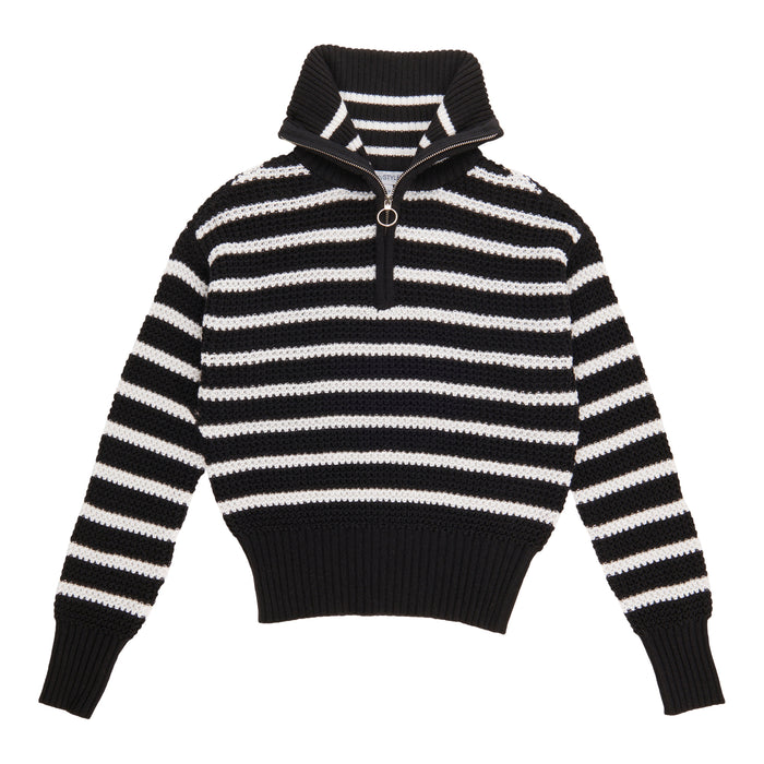 mySTYLE Women's Half Zip Sweater