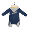 MONKEY BARS Infant Boys' Varsity Long Sleeve Onesie Set, 3-Piece, 0-9 Month