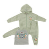Infant Girls' Long Sleeve Fleece Set, 3-Piece, 12-24 Month