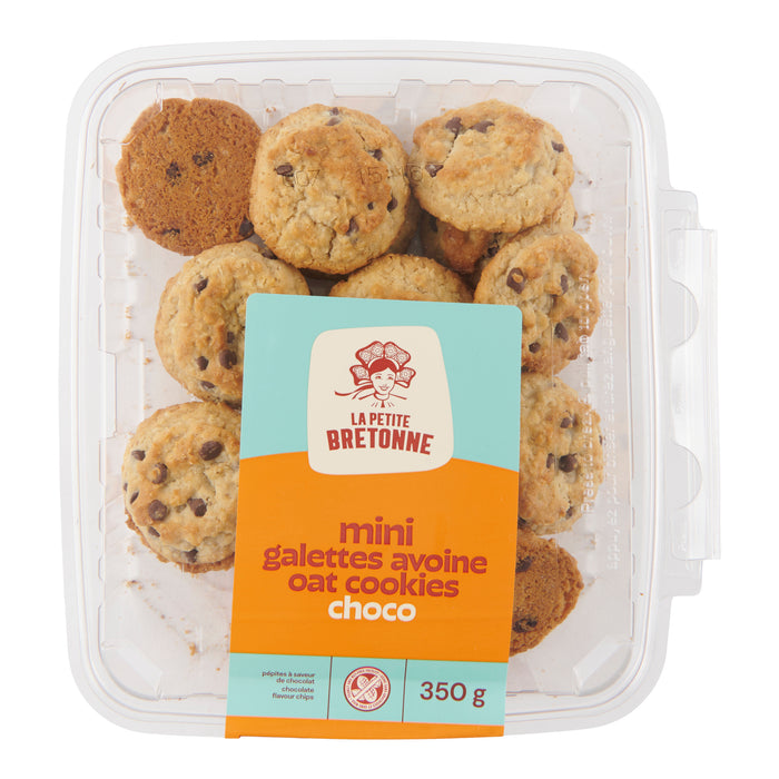 La Petite Bretonne Mini Oat Chocolate Chip Cookies, 350 g