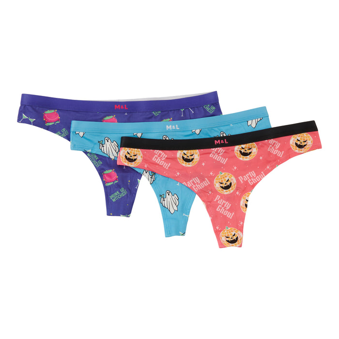 Women's Novelty Packaged Underwear, 3-Pack