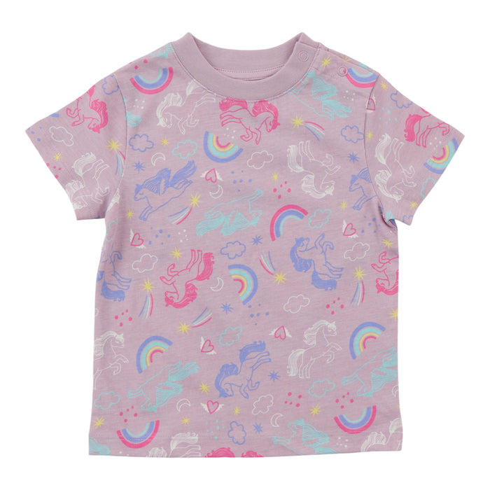 MONKEY BARS Infant Girls' Autumn Flair Printed T-Shirt, 12-24 Month