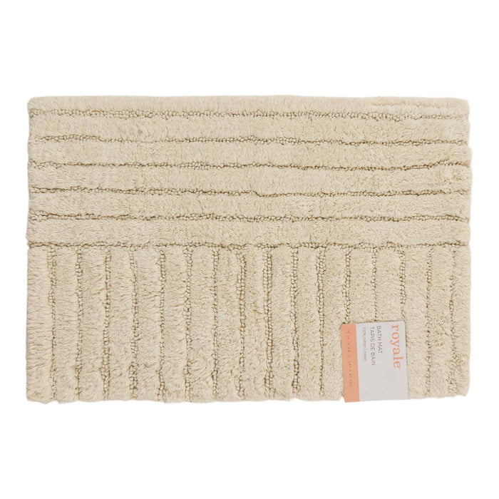 Tapis de bain en coton, 17 po x 24 po