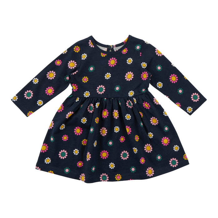 Robe à manches longues à imprimé Inspiration automnale MONKEY BARS pour bébés filles, 12 à 24 mois