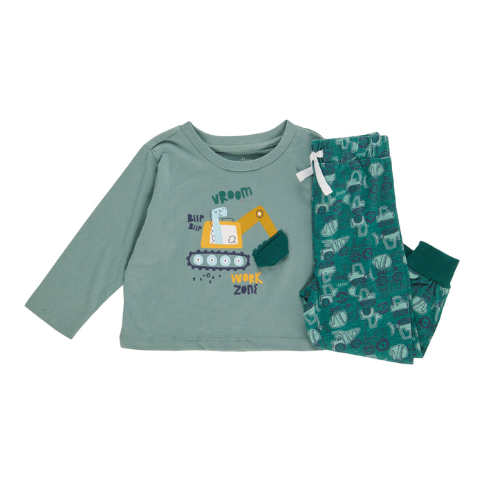 Infant Boys' Long Sleeve 3D Flip Set, 2-Piece, 12-24 Month