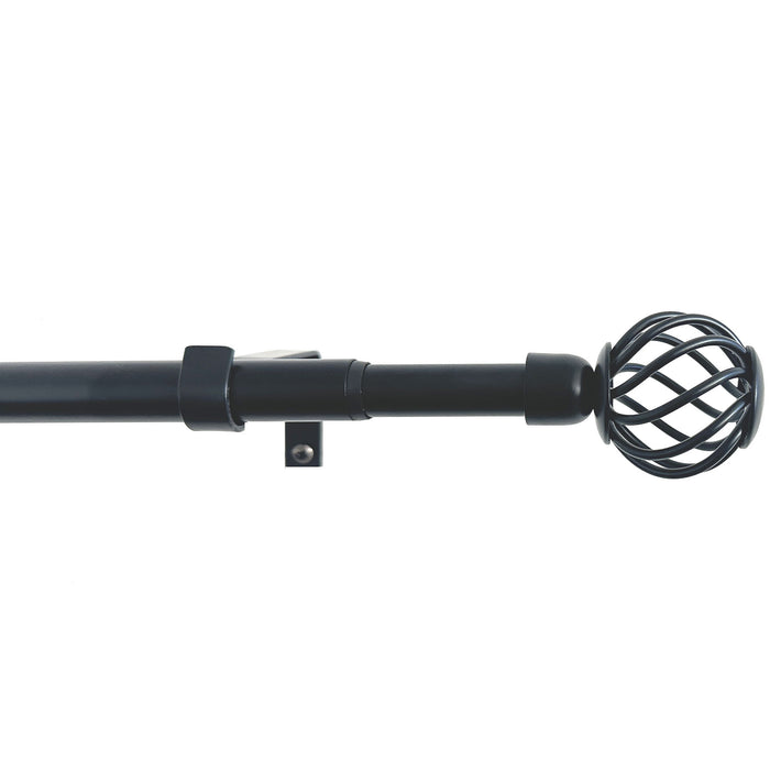 HomeStyles Fashion Curtain Rod, 66-in To 120-in.