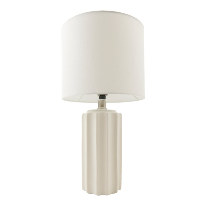 HomeStyles Ceramic Scallop Lamp