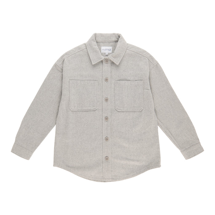 mySTYLE Women's Solid Shacket