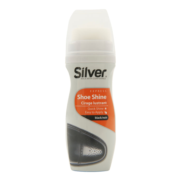 Cirage liquide pour chaussures SILVER, noir, 75 ml