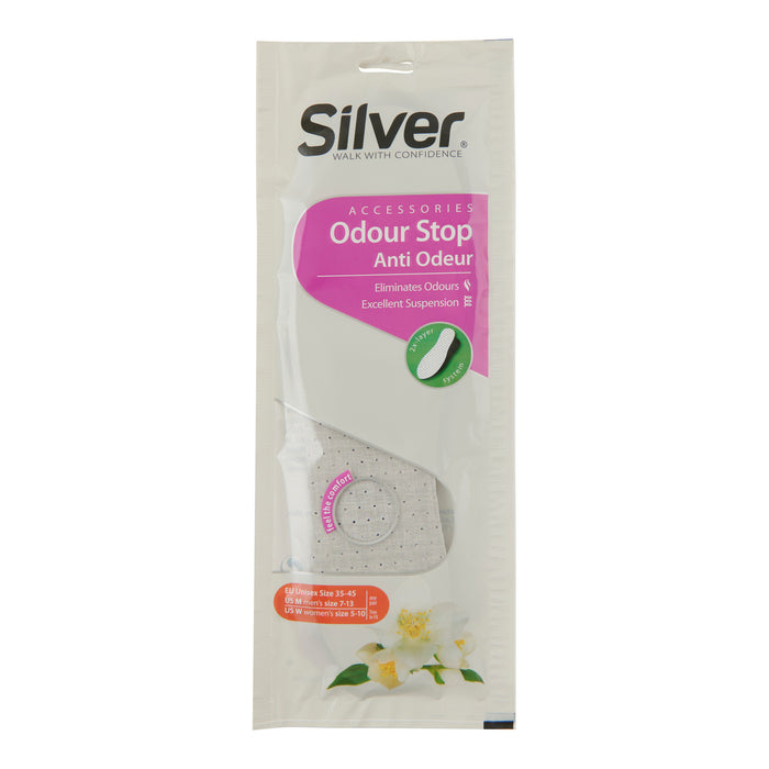 SILVER Odour Stop Latex Shoe Insole