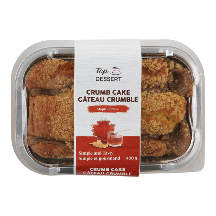 Gâteau Crumble à l'érable, 400 g
