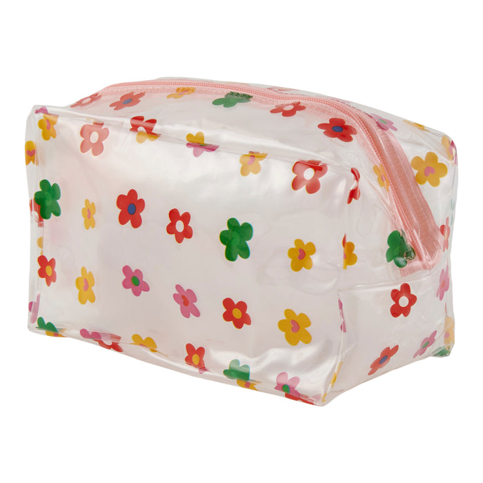 Cosmetic Bag, Flowers