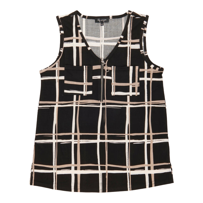 Camisole avec fermeture éclair lily morgan pour femmes