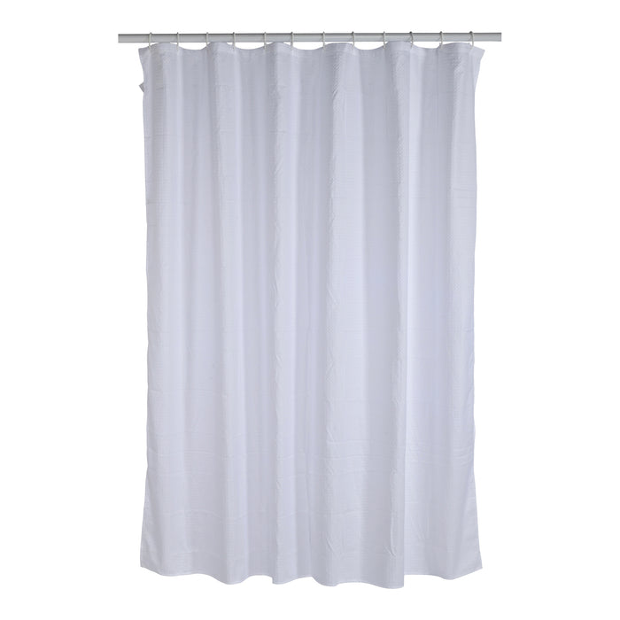 HomeStyles Waffle Shower Curtain, 70-in x 72-in.