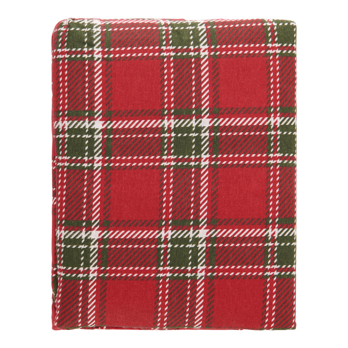 Printed Flannel Sheet Set, Double, 4 Piece