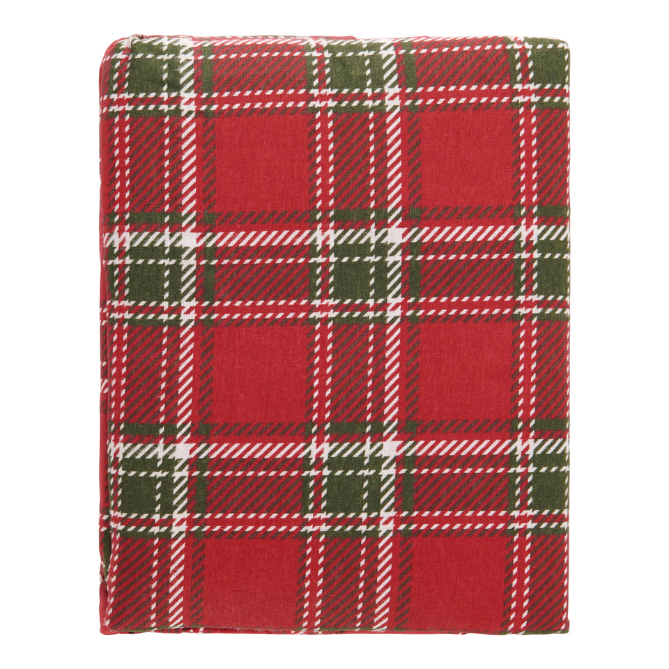 Parure de lit flanelle à carreaux Noël - Rouge - Maison - 0.00 Parure de lit flanelle à carreaux Noël - Rouge - Maison - 0.00