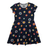 MONKEY BARS Toddler Girls' Autumn Flair Short Sleeve Dress