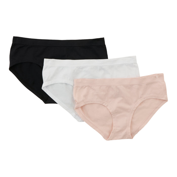 Culottes taille basse sans coutures BELLA & BIRDIE pour filles – emb. de 3