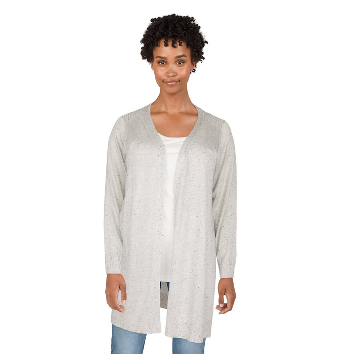 lily morgan Women's Plus Open Front Cardigan