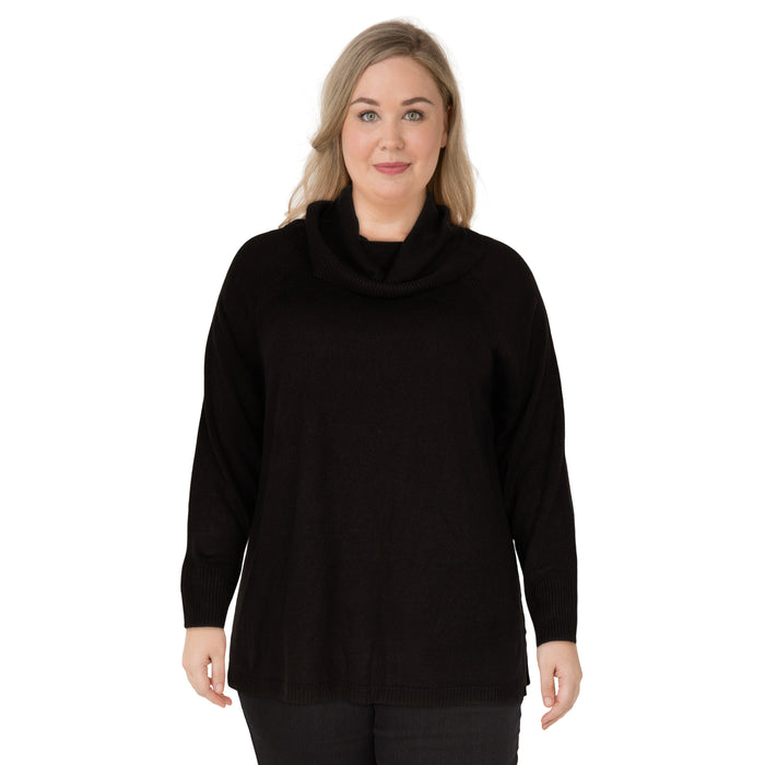 Chandail à col souple taille plus lily morgan pour femmes