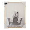 Décoration murale encadrée pour salle de bain HomeStyles – 11 po x 14 po