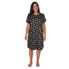 Carisma Women's Plus Peachy Screen Print Sleepshirt