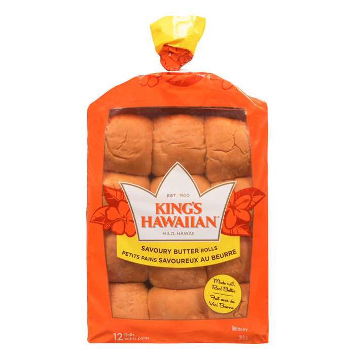 Petits pains au beurre Hawaiian Kings, emb. de 12