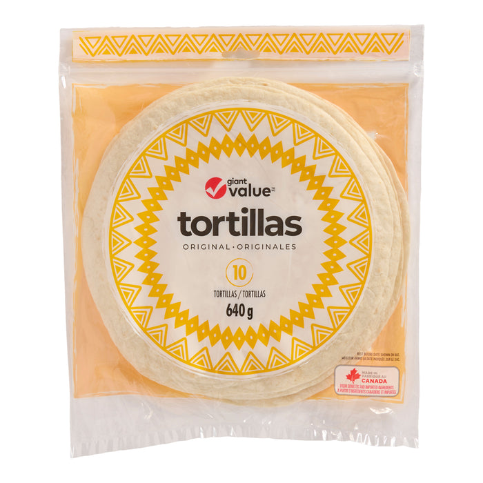Giant Value 10-in Tortillas, 10-Pack