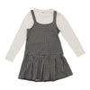 BELLA & BIRDIE Girls' Autumn Flair Long Sleeve Plaid Jumper