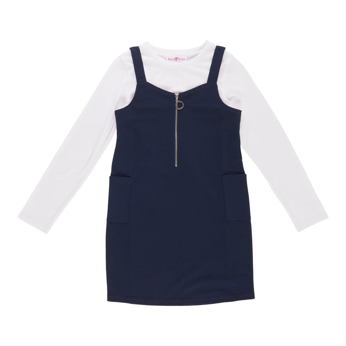 Robe-salopette à manches longues Inspiration automnale BELLA & BIRDIE pour filles