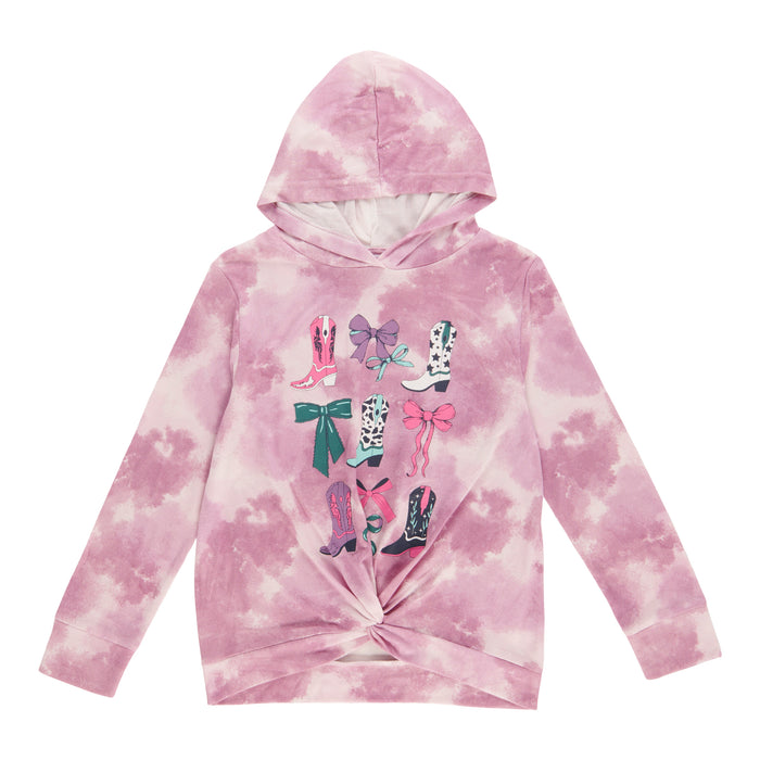 BELLA & BIRDIE Girls' Autumn Flair Long Sleeve Printed Top