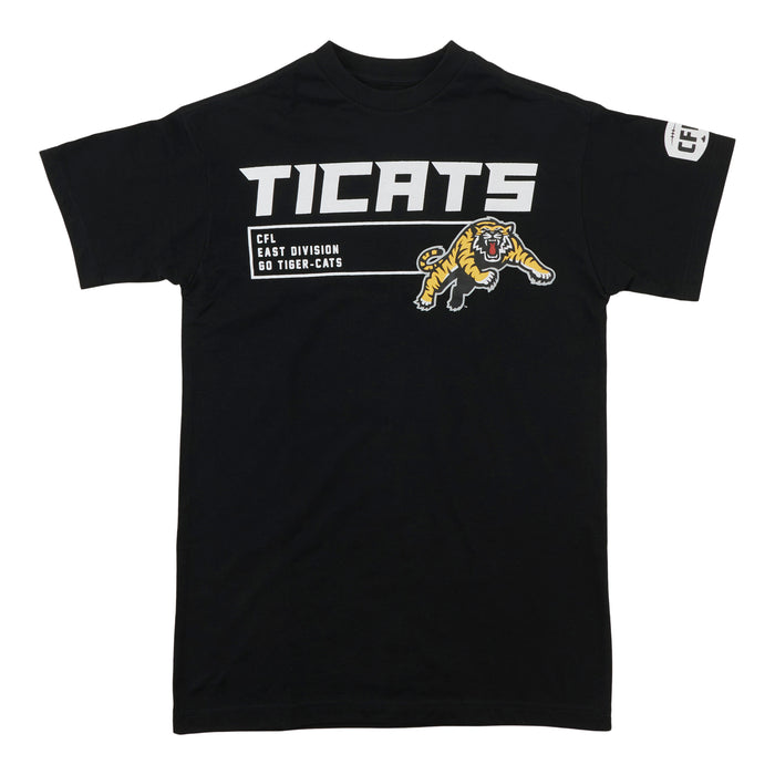 CFL Men's Licensed Hamilton Tiger-Cats Short Sleeve T-Shirt