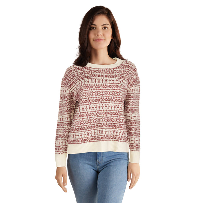 mySTYLE Women's Jacquard Sweater