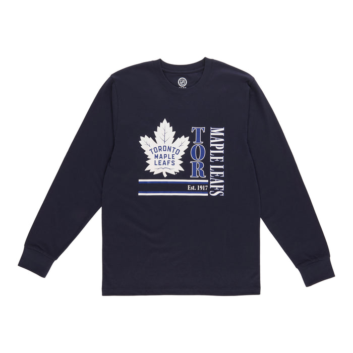 T-shirt à manches longues de la LNH pour hommes, Maple Leafs de Toronto